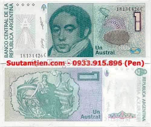 ARGENTINA BANKNOTE 1 AUSTRAL 1985 P323 UNC