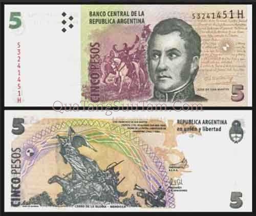 ARGENTINA 5 AUSTRALES 2013 - 65K